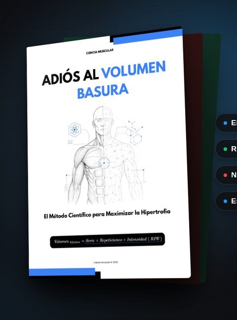 Mockup del Master Kit Adiós al Volumen Basura